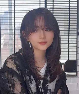 セミロング カラー 🌫️大人韓国ヘア 🌫️naoyaのヘアスタイル