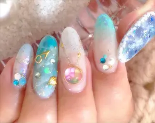 ネイル 🩵池袋heart nail🩵のネイルデザイン