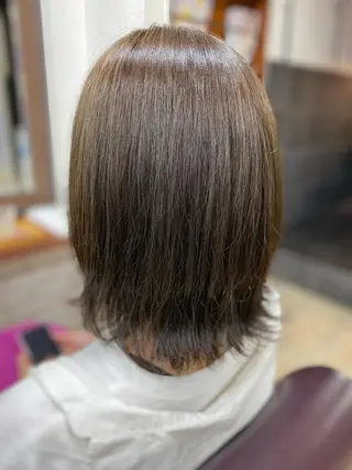 ミディアム カラー HIRAGA MIKIのヘアスタイル