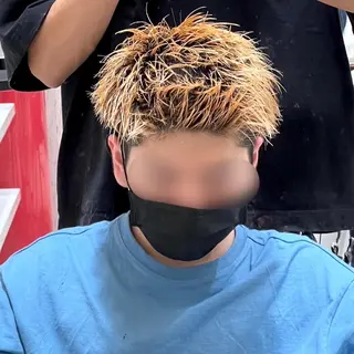 メンズ ショート メンズ特化/勝田駅/ 佐和駅/鈴木輝瑠/のヘアスタイル