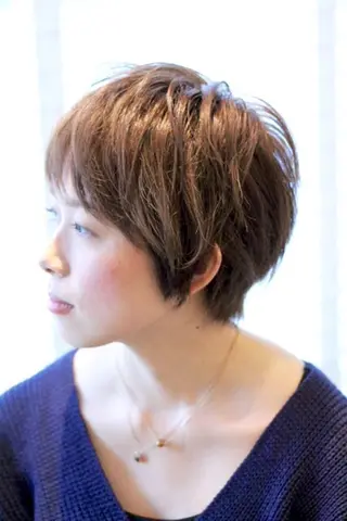 ショート カラー BANDE 水崎 悟のヘアスタイル