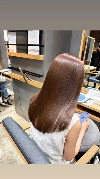 セミロング 椋 愛穂のヘアスタイル