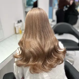 セミロング カラー パーマ ヘアアレンジ メンズ ♡ 𝐑𝐈𝐎♡のヘアスタイル