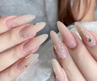 ネイル By moonネイル 🌷ワンホン/韓国風のネイルデザイン