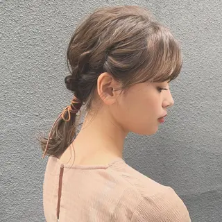 ロング ヘアアレンジ 野村 百花のヘアスタイル