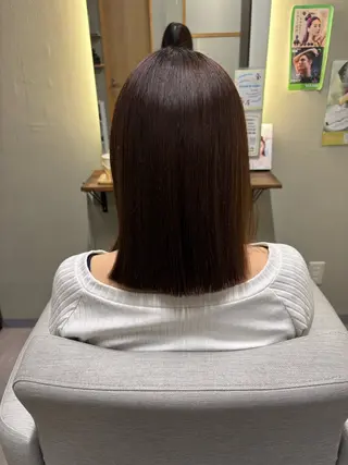 ミディアム 🌟美髪カラー🌟 縮毛矯正🌟曽我優海のヘアスタイル