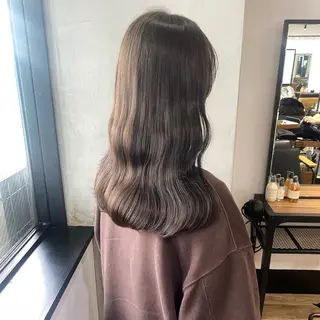 ロング カラー otoha✳︎ くすみ艶カラーのヘアスタイル
