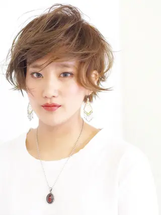 ショート カラー オーナースタイリスト 佐藤のヘアスタイル