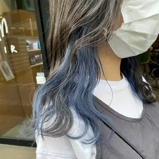 セミロング カラー em HAIR 🌿下北沢のヘアスタイル