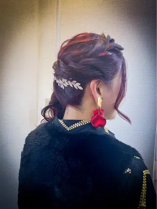 ヘアアレンジ hair make もりした ゆうのヘアスタイル