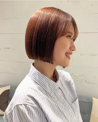 ショート 峯田 優花のヘアスタイル