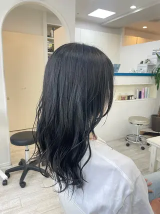 セミロング 新籾 尚哉のヘアスタイル
