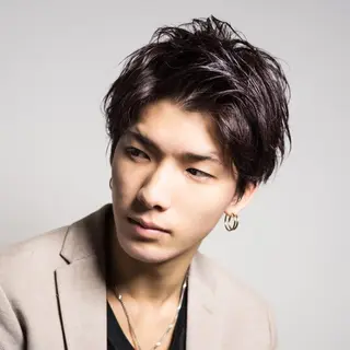 ショート メンズ カラー Ash 武蔵小杉店のヘアスタイル