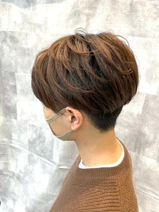 ショート メンズ 【𝐀𝐬𝐡大森】 石崎竜祐のヘアスタイル