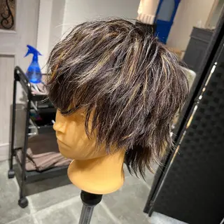 ミディアム カラー メンズ 🫟メンズスタイル 特化型マナ🫟のヘアスタイル