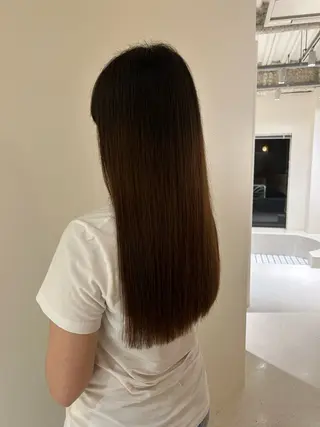 ロング 田中 樹奈のヘアスタイル