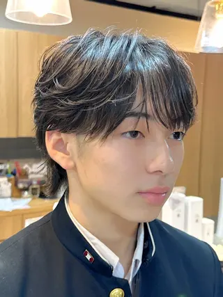 ショート メンズ arika オケシ　リョウダイのヘアスタイル