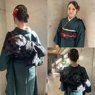 ロング ヘアアレンジ 美髪× ヘアセット✨Araiのヘアスタイル