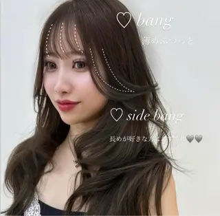 ロング Hazuki/ 韓国ヘア🇰🇷のヘアスタイル