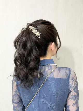 ロング ヘアアレンジ ヘアセット専門店 Rのヘアスタイル