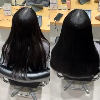 セミロング カラー 髪質改善ヘアケア 艶髪特化/上田のヘアスタイル