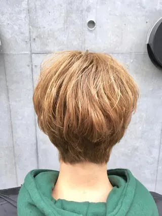 ショート カラー ✨髪質改善縮毛矯正✨ 宇田川修平のヘアスタイル