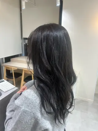 ロング ルナ/レイヤー /ベージュのヘアスタイル