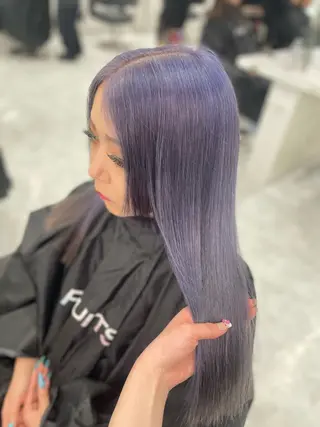 セミロング カラー 💗トレンドモテヘア Natsumi 💗のヘアスタイル