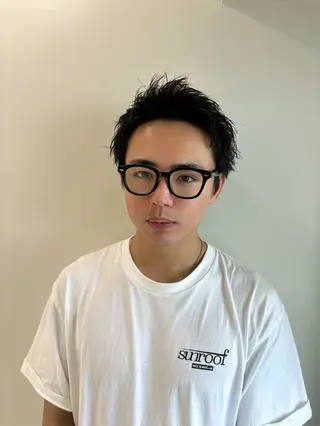ショート メンズ [渋谷美容師] 玲弥のヘアスタイル