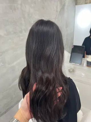ロング カラー yuuna ✮ door whiteのヘアスタイル