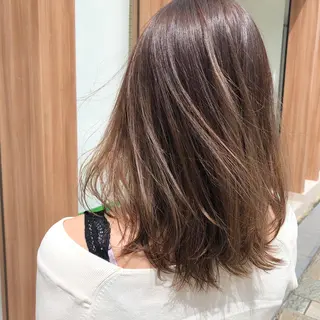 セミロング カラー 韓国ヘア×髪質改善 /yoshikaのヘアスタイル