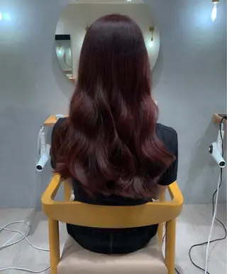 ロング カラー レイヤー/ショート chere狭山のヘアスタイル