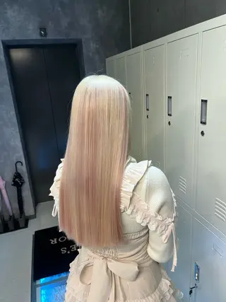 カラー pink hair 🩷mayu🩷のヘアスタイル