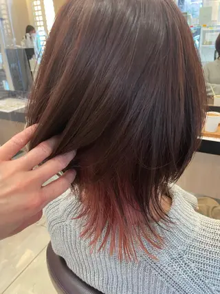 ショート カラー ヘアアレンジ リリー /Men's/パーマのヘアスタイル