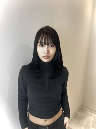 セミロング カラー メンズ mao /zina吉祥寺のヘアスタイル