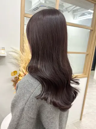 ロング カラー 柔らかオリーブ🌿 HIMARI🌻のヘアスタイル
