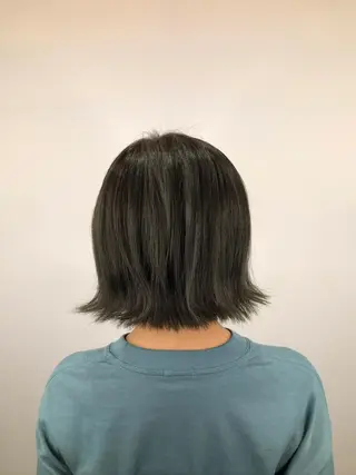 ショート カラー インナーカラー/ ストレート/奥野洸也のヘアスタイル