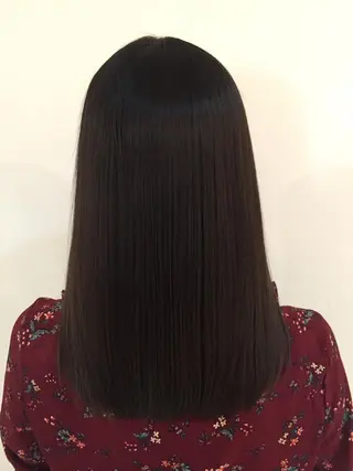 セミロング パーマ 永井 悠大のヘアスタイル