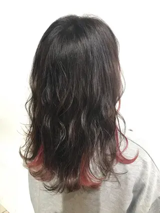 ロング カラー LUXBE LUCE ひなののヘアスタイル