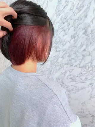 カラー なかの たくみのヘアスタイル