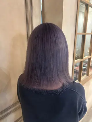 ミディアム 濵﨑 理奈のヘアスタイル