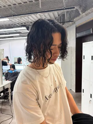 ミディアム パーマ メンズ limit🦄店長 髪質改善KOUHEIのヘアスタイル