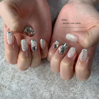 ネイル AERA nail shino🐱⸝꙳のネイルデザイン