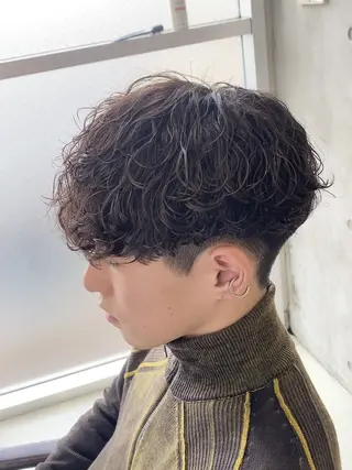 パーマ メンズ 高橋一平 モデル様募集中のヘアスタイル