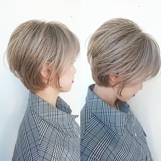 ショート カラー 髪質改善🌸縮毛矯正 専門家💖後藤のヘアスタイル