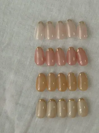 ネイル 𓂃toi. 儚げnuanceのネイルデザイン