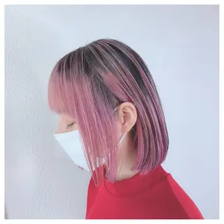 ショート カラー 似合わせ/ブリーチ カラー.岡田友仁のヘアスタイル