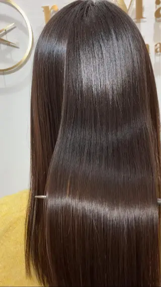 ロング カラー ヘアアレンジ キッズ 横浜関内髪質改善 re:Magoのヘアスタイル