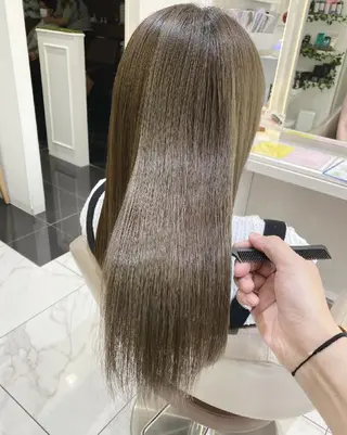 ロング カラー ＡＳＨ大宮/ブリーチ 髪質改善/カラーのヘアスタイル