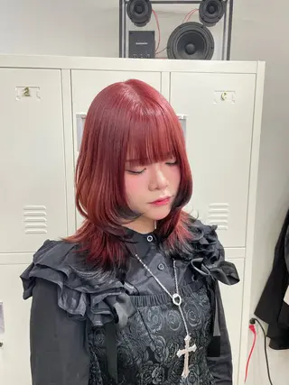 セミロング カラー パリピ師🐉 Mashuのヘアスタイル